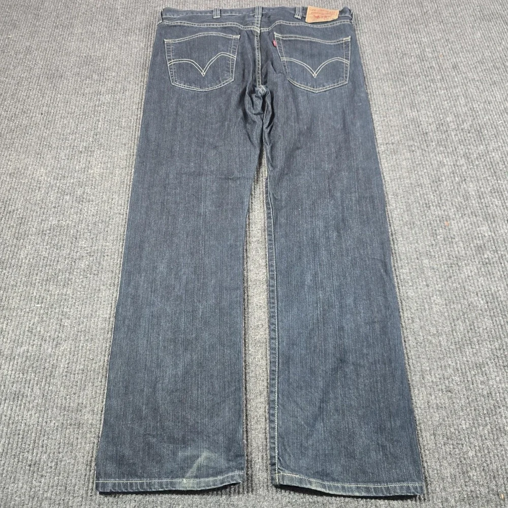 Levi's 501‎ Jeans Mens 38x32 Blue Straight Leg Regular Button Fly Denim